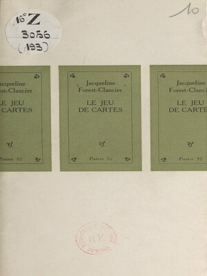cover image of Le jeu de cartes
